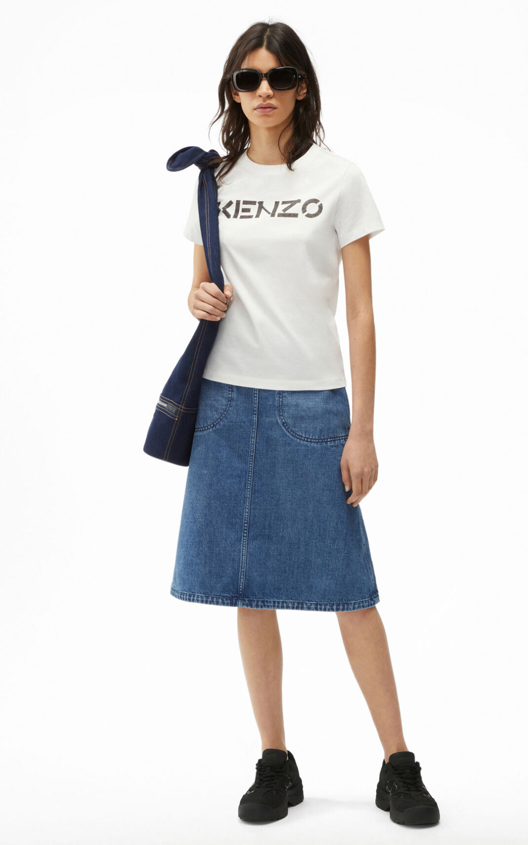 Kenzo Logo Póló Női Fehér | ID.781049